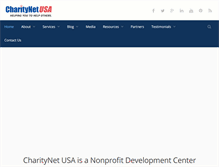 Tablet Screenshot of charitynetusa.com
